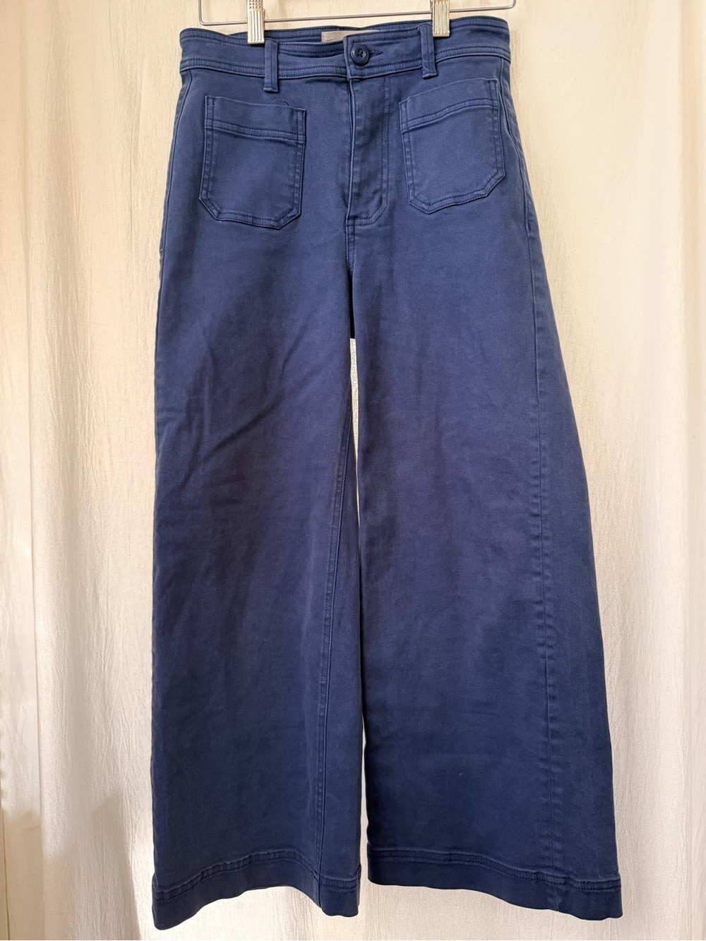 Everlane, Royal Blue Navy Wide-Leg Pants, sz 0